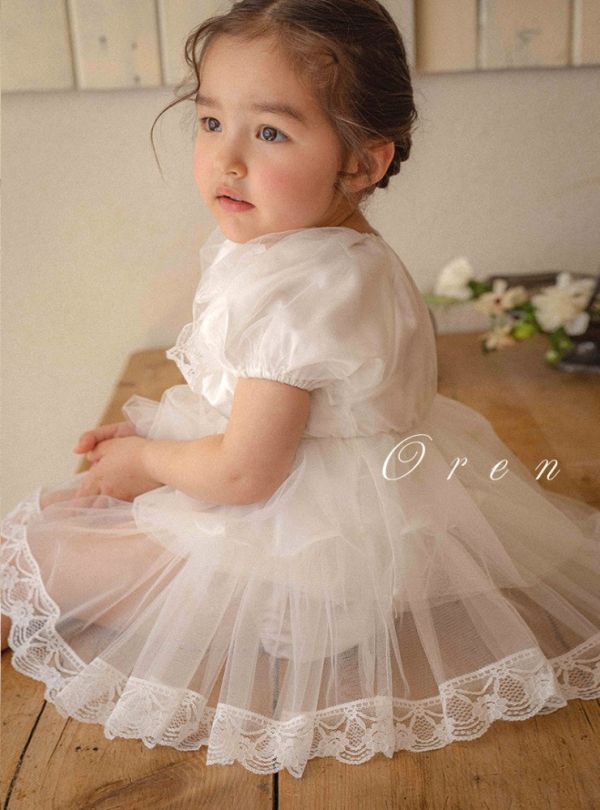 Lily褶皺圓領小仙女舞裙 姊妹款 