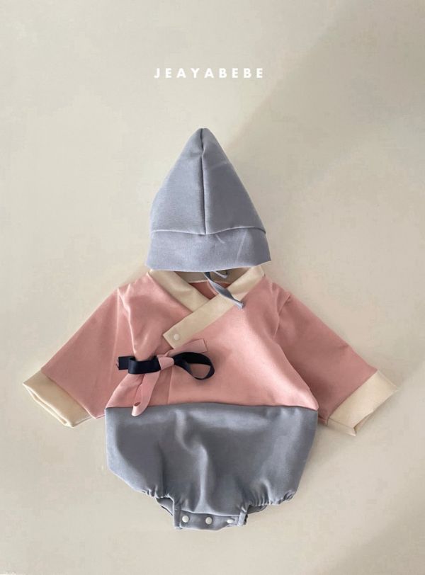 粉嫩嫩韓服套裝（含帽） 