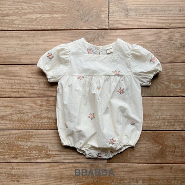 親子系列 玫瑰花刺繡洋裝  連身衣 