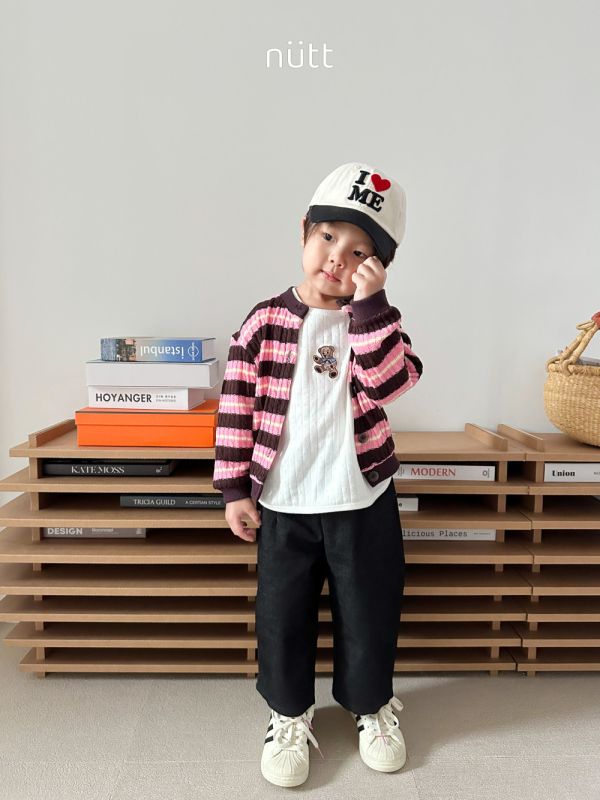 寬版休閒牛仔質感長褲 