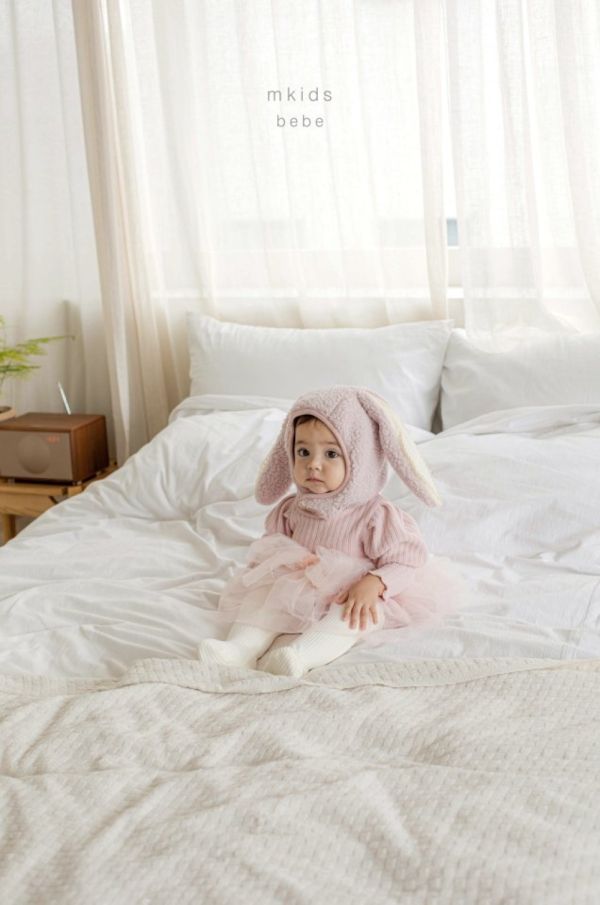 氣質捲邊蝴蝶結紗裙 