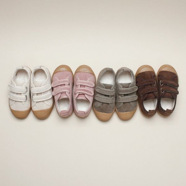 簡約餅乾鞋 魔鬼氈設計簡約經典 