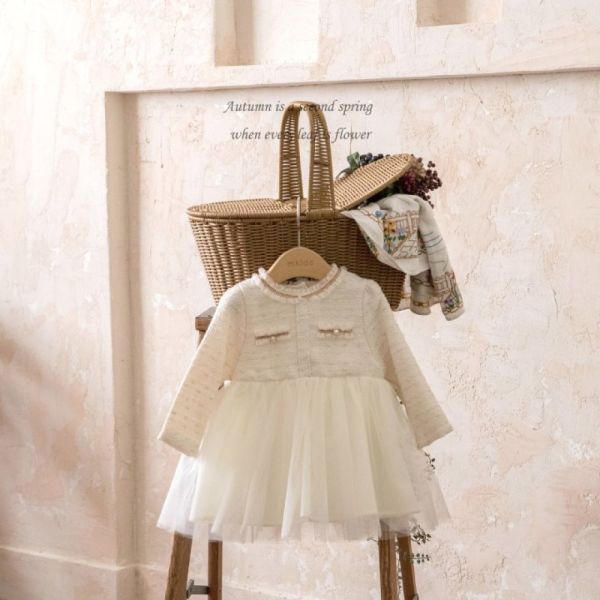 小香紗裙姊妹服 洋裝 寶寶包屁衣 
