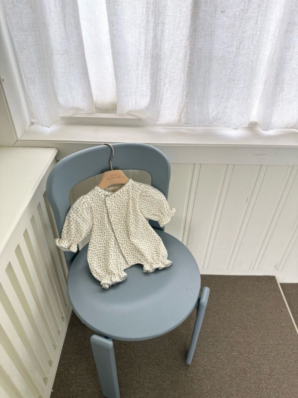 小碎花純棉寶寶連身裝 Monbebe Korea,monbebe,laurababy,laurabebe,小仙女童裝,童裝代購,仙女媽咪衣櫥,蘿菈衣櫥