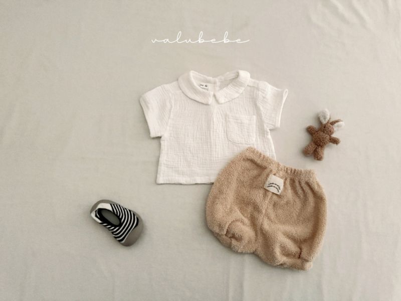 Bebe-毛絨感燈籠褲 