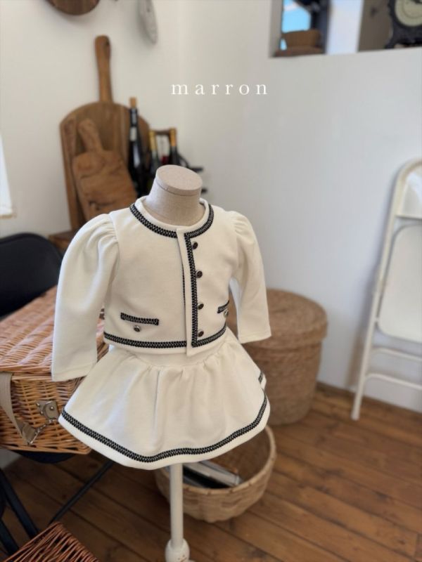 典雅的洛可可小淑女套裝 開衫+裙 姊妹裝 