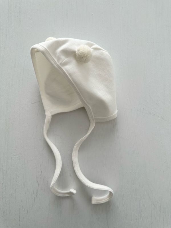 毛茸茸綁繩帽 Monbebe Korea,monbebe,laurababy,laurabebe,韓國童裝,法式
童裝