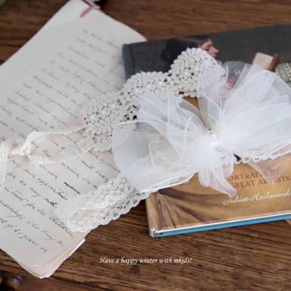 小公主的白色系髮飾 配件 