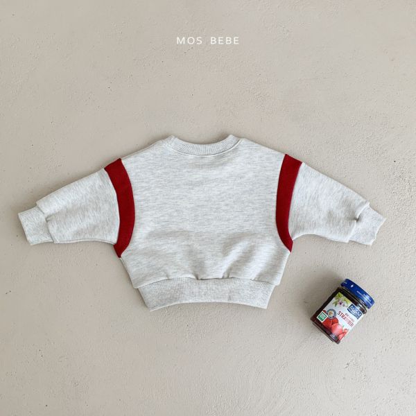 蘋果配色長袖T mosbebe korea,韓國童裝,質感代購,寶寶衣服