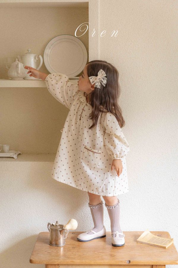 緹花蕾絲蝴蝶結髮夾 