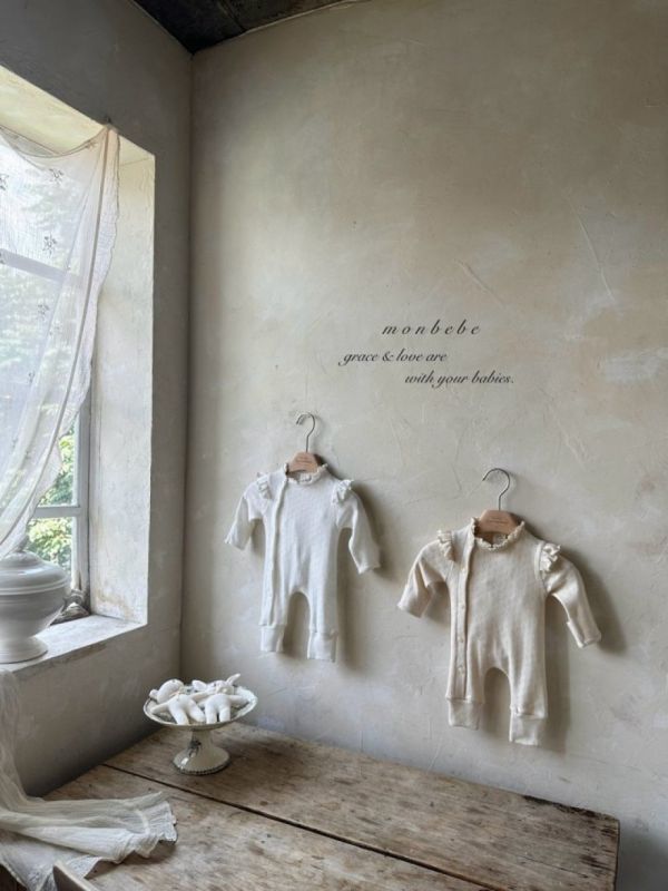 Shell荷葉領寶寶連身衣 