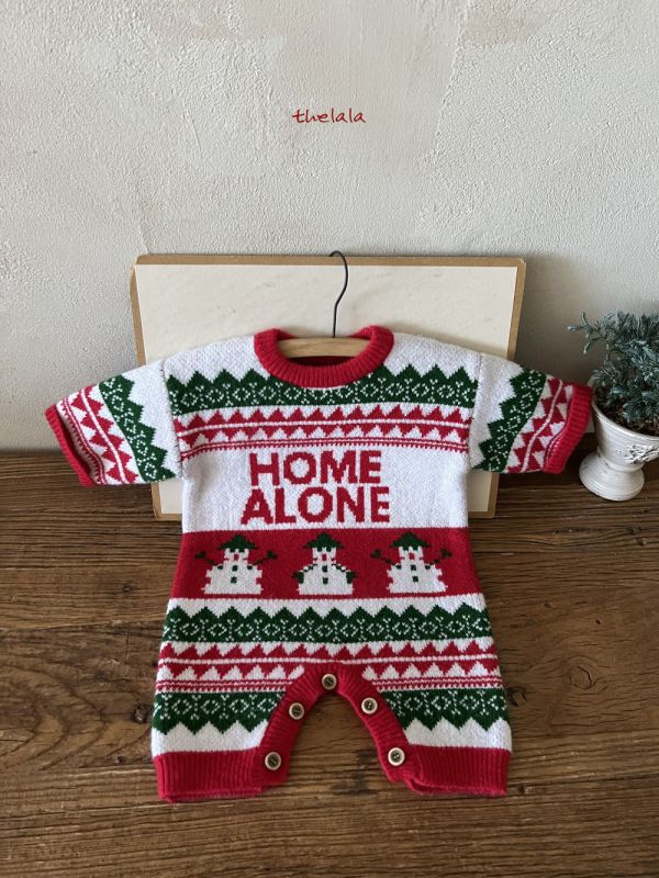 Bebe - 親子系列 HOME ALONE 寶寶連身裝 THE LALA KOREA