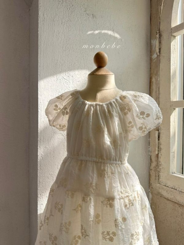 親子系列 Hydrangea泡泡袖洋裝 包屁衣 母女裝 