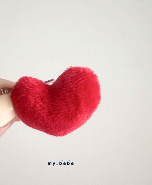 韓國手工髮飾 迷你愛心夾（一組2入） 