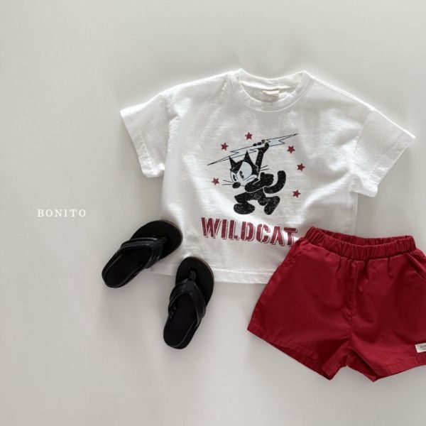 Wild Cat 印花短袖T 兄弟裝 