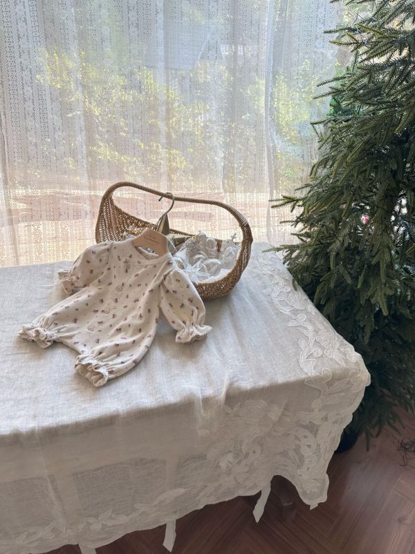 小碎花純棉寶寶連身裝 Monbebe Korea,monbebe,laurababy,laurabebe,小仙女童裝,童裝代購,仙女媽咪衣櫥,蘿菈衣櫥