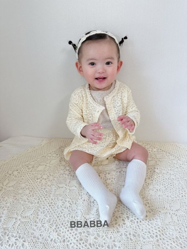 花花編織小外套 姊妹裝 