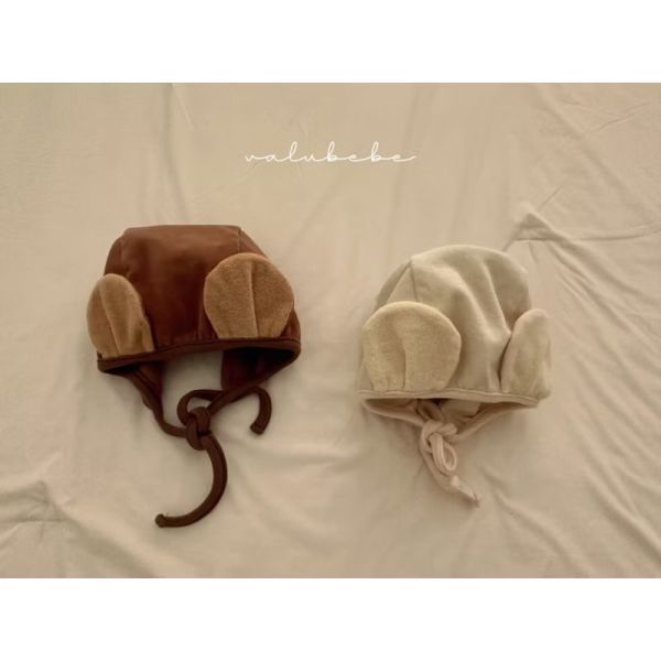 現貨 ᴠᴀʟᴜ ʙᴇʙᴇ 熊耳帽 綁帶帽 laurababy