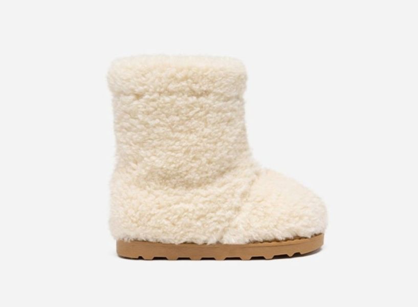 毛毛短靴童靴 冬季鞋款 La stella korea,童鞋代購,蘿菈衣櫥,LA STELLA團購