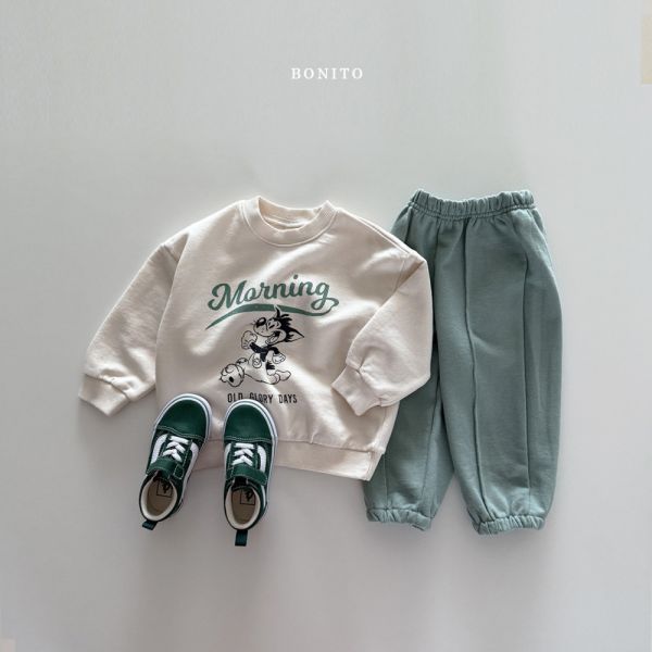 Morning Cat長袖衛衣 休閒服 