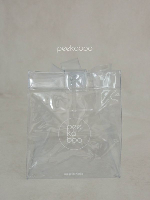 現貨 品牌透明沙灘包提袋 