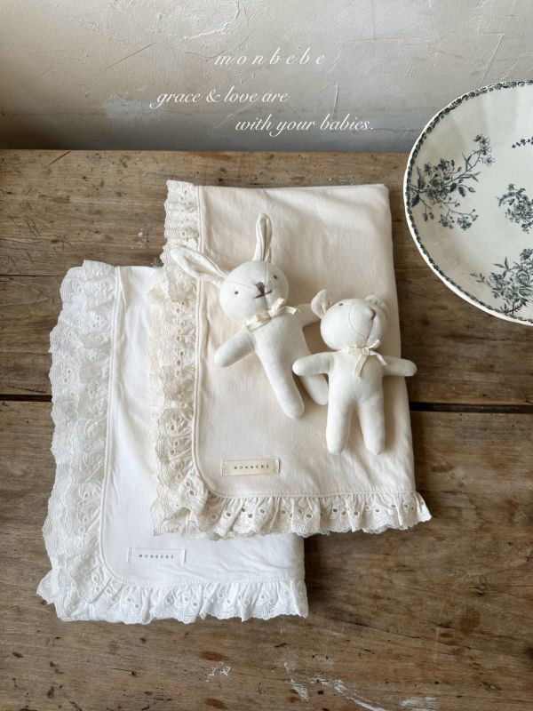 法式花邊小毯子 