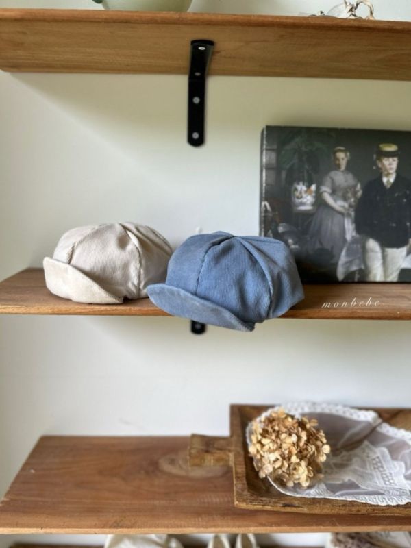 燈芯絨報童帽帽 