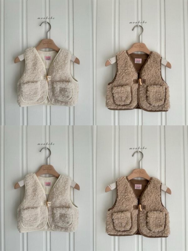 熊寶寶暖呼呼口袋背心 