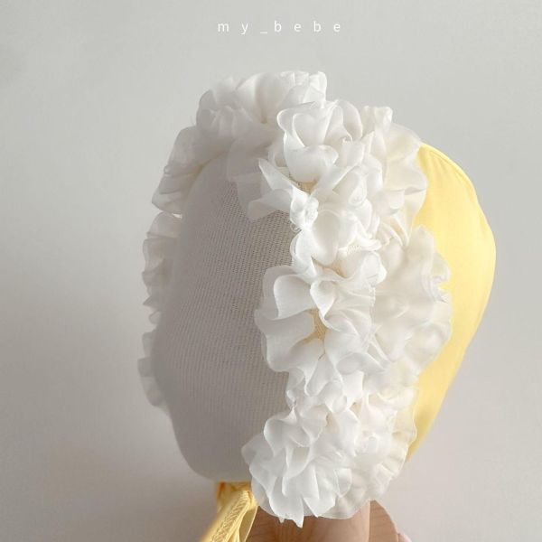 夏日朵朵花超可愛綁繩泳帽 