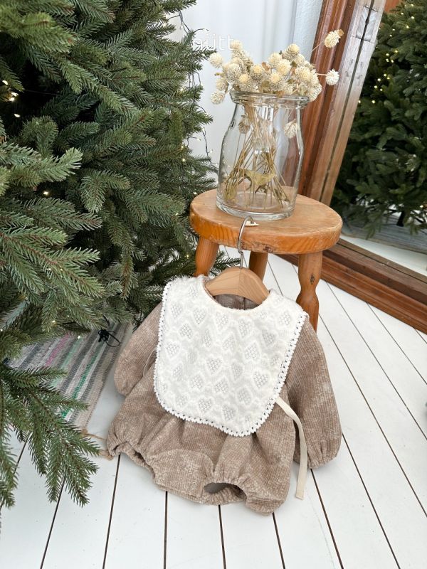 棉花糖奶茶愛心包屁套裝 