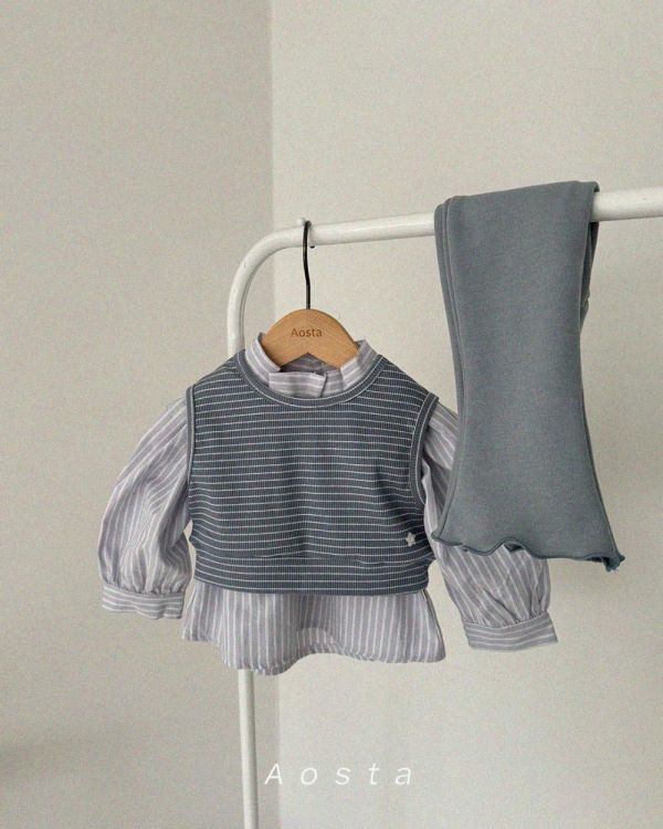 橫紋基本款短版百搭小背心 