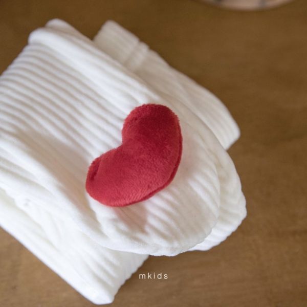 立體小熊愛心寶寶踩腳褲 