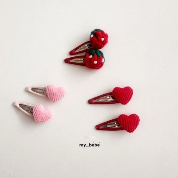 手工髮飾 迷你滴答夾（一組2入） 女寶髮夾