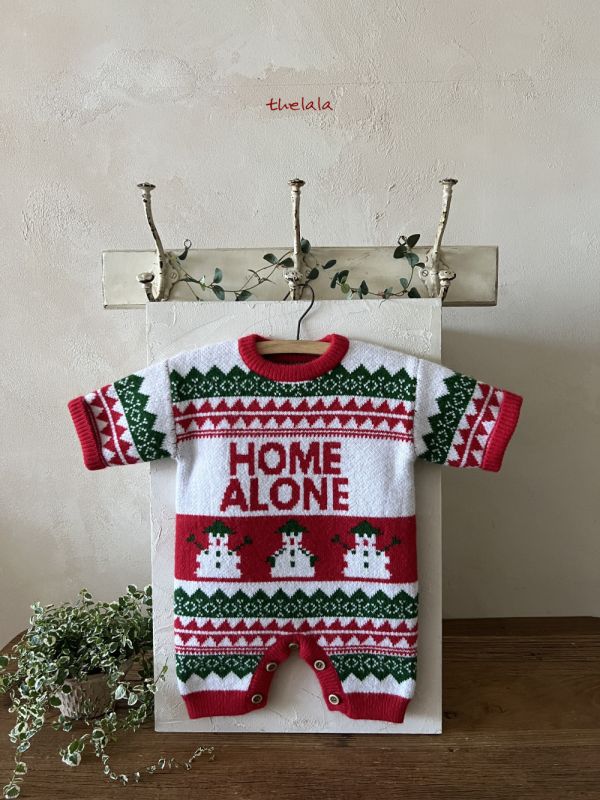 Bebe - 親子系列 HOME ALONE 寶寶連身裝 THE LALA KOREA
