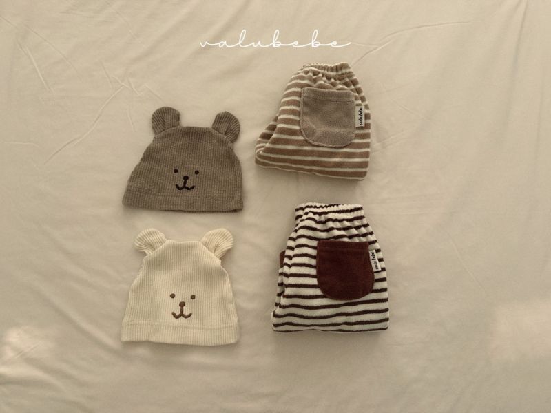 現貨 熊寶寶微笑嬰兒帽 laurababy