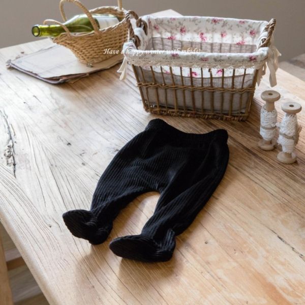 寶寶羅紋踩腳褲 保暖內搭 