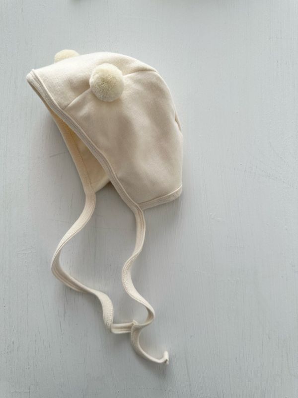 毛茸茸綁繩帽 Monbebe Korea,monbebe,laurababy,laurabebe,韓國童裝,法式
童裝