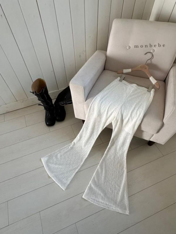 母女系列 春季薄款版型好看喇叭褲 