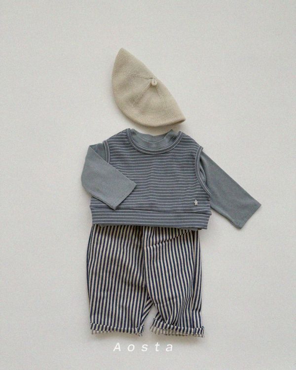 橫紋基本款短版百搭小背心 