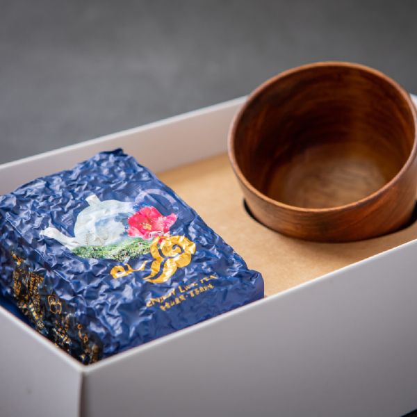 雲杉品茗套組【衫林溪高山茶/漆杯】 