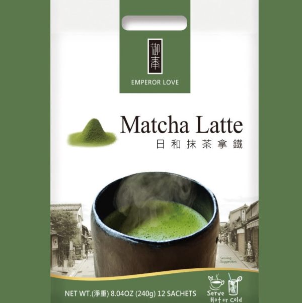 《台北》御奉 日和抹茶拿鐵, 240g/袋 御奉 日和抹茶拿鐵,emperor-love-matcha-latte,各式飲品 Drinks & Coffee, Matcha, Matcha Latte, 冷飲, 即溶包, 台灣製造, 抹茶, 抹茶拿鐵, 日式抹茶, 沖泡飲, 熱飲