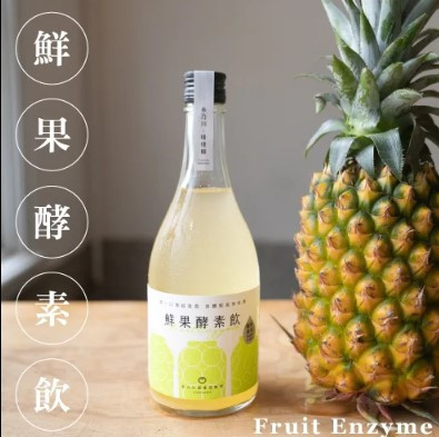 《台灣》禾乃川 鮮果酵素飲(鳳梨蘋果), 500ml/瓶 台灣水果, 禾乃川, 蘋果, 豐富酵素, 酵素飲, 鳳梨