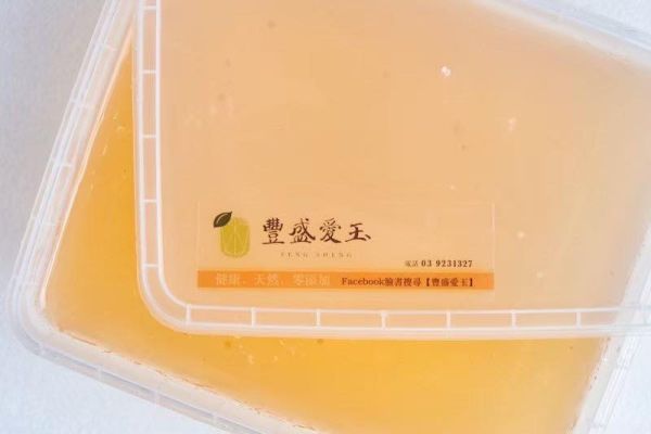 《宜蘭》豐盛愛玉, 1000ml,1500ml/盒 宜蘭,愛玉,自製冬瓜蜜,冰涼消暑,夏日必備,植物性果膠,健康甜品,紅九愛玉