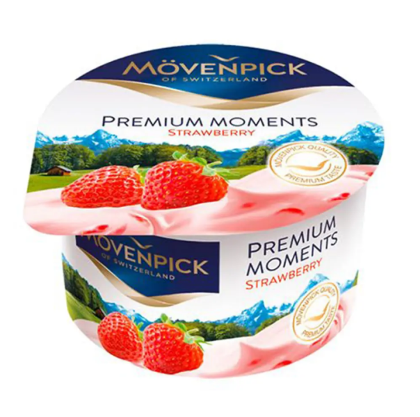 《瑞士》莫凡彼 優格, 100g/杯 movenpick-yoghurt,莫凡彼 優格,no added frangance, strawberry, yogurt, 優格, 優酪乳, 天然, 果粒, 濃厚感, 瑞士, 益生寡糖, 莫凡彼