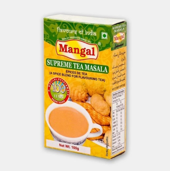 《印度》Mangal 馬薩拉香料茶 (印度奶茶) Mangal supreme tea masala, 100g/盒 india, mangal, spice, Tea Masala, 印度奶茶, 印度香料, 香料茶, 馬薩拉香料茶