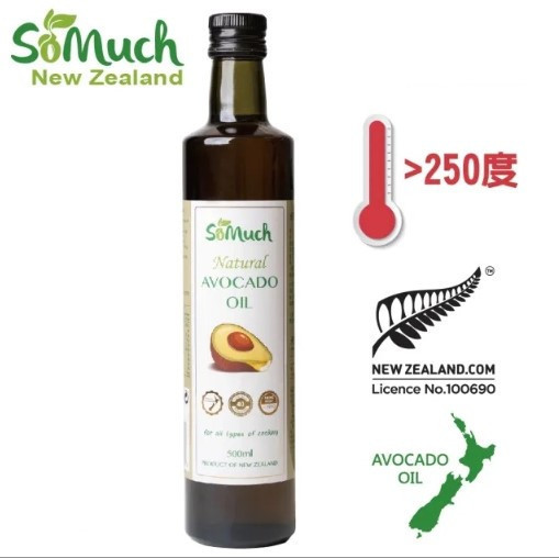 《紐西蘭》壽滿趣Somuch 頂級天然烹調酪梨油 ,500ml/瓶 somuch-natural-avocado-oil,壽滿趣Somuch 頂級天然烹調酪梨油,40顆酪梨完整營養, 沙拉, 沾麵包, 發煙點250度以上, 紐西蘭, 酪梨油,調味料&油品 Sauces & Oils