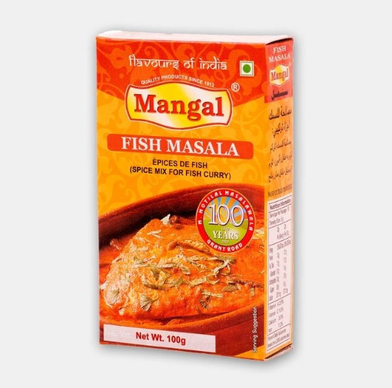 《印度》Mangal香料粉(烹煮魚類) Fish Masala, 100g/盒 Fish Masala, india, mangal, masala, spice, 印度香料, 煮魚專用, 異國風味, 香料, 魚類