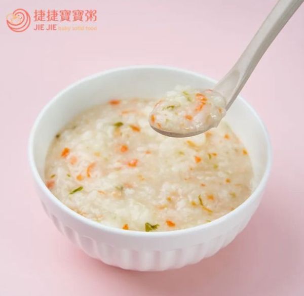 捷捷 副食品-1P-04 蔬菜鮭魚大寶寶粥 