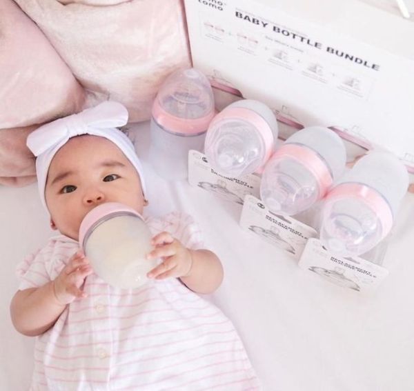 comotomo 親餵矽膠奶瓶禮盒(多款) 