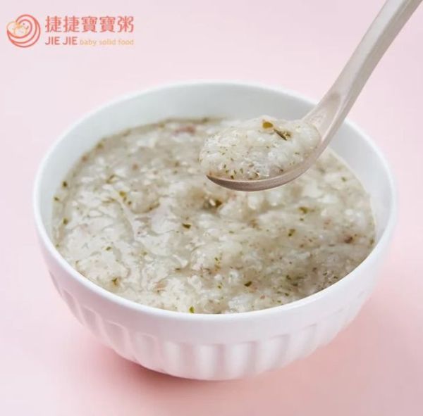 捷捷 副食品-1-08木耳海藻魚片小寶寶粥(120g*4) 